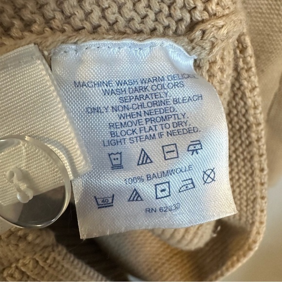 Lands End 100% baumwolle hooded longline cardigan - Picture 5 of 6